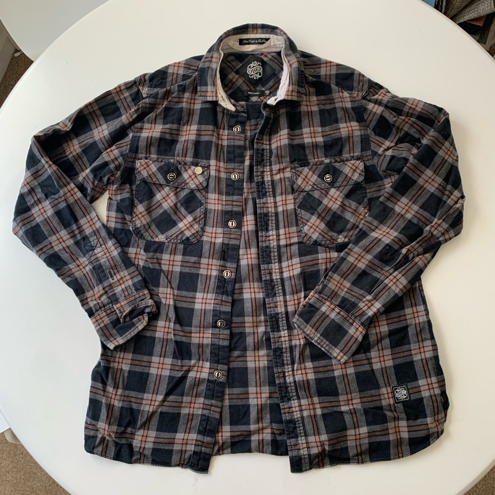 Obey Flannel men’s size m